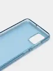 Голубой чехол силиконовый для Samsung Galaxy A51 накладка, плотный бампер затемненный Araree