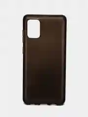 Черный чехол силиконовый для Samsung Galaxy A71 накладка бампер черный / прозрачный Araree
