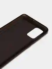 Черный чехол силиконовый для Samsung Galaxy A71 накладка бампер черный / прозрачный Araree