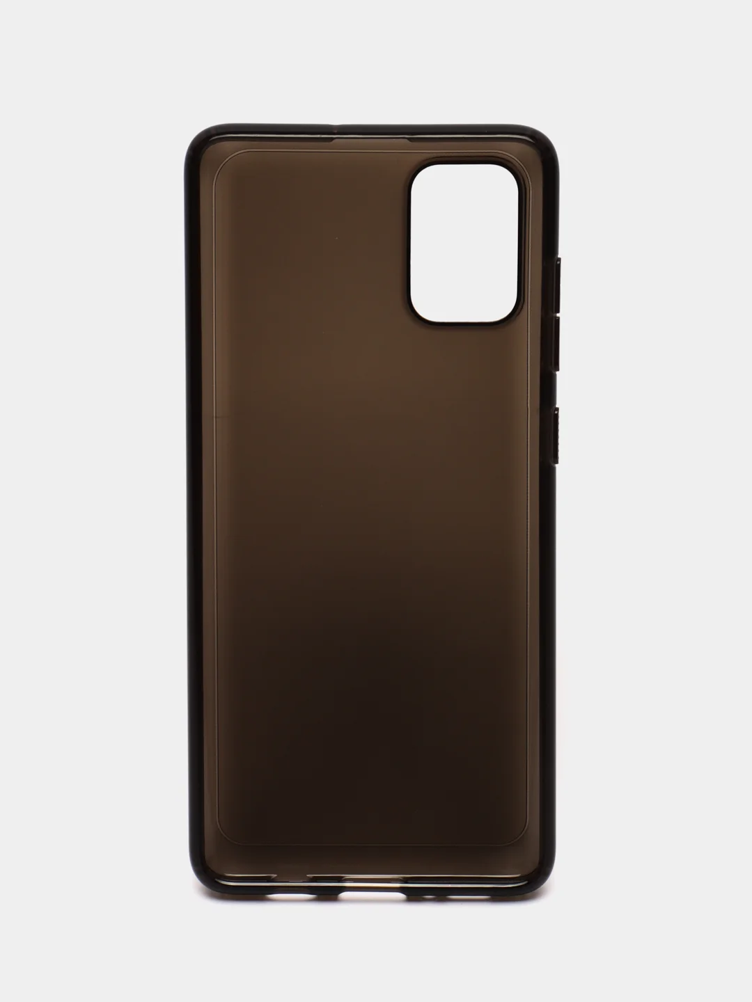 Черный чехол силиконовый для Samsung Galaxy A71 накладка бампер черный / прозрачный Araree