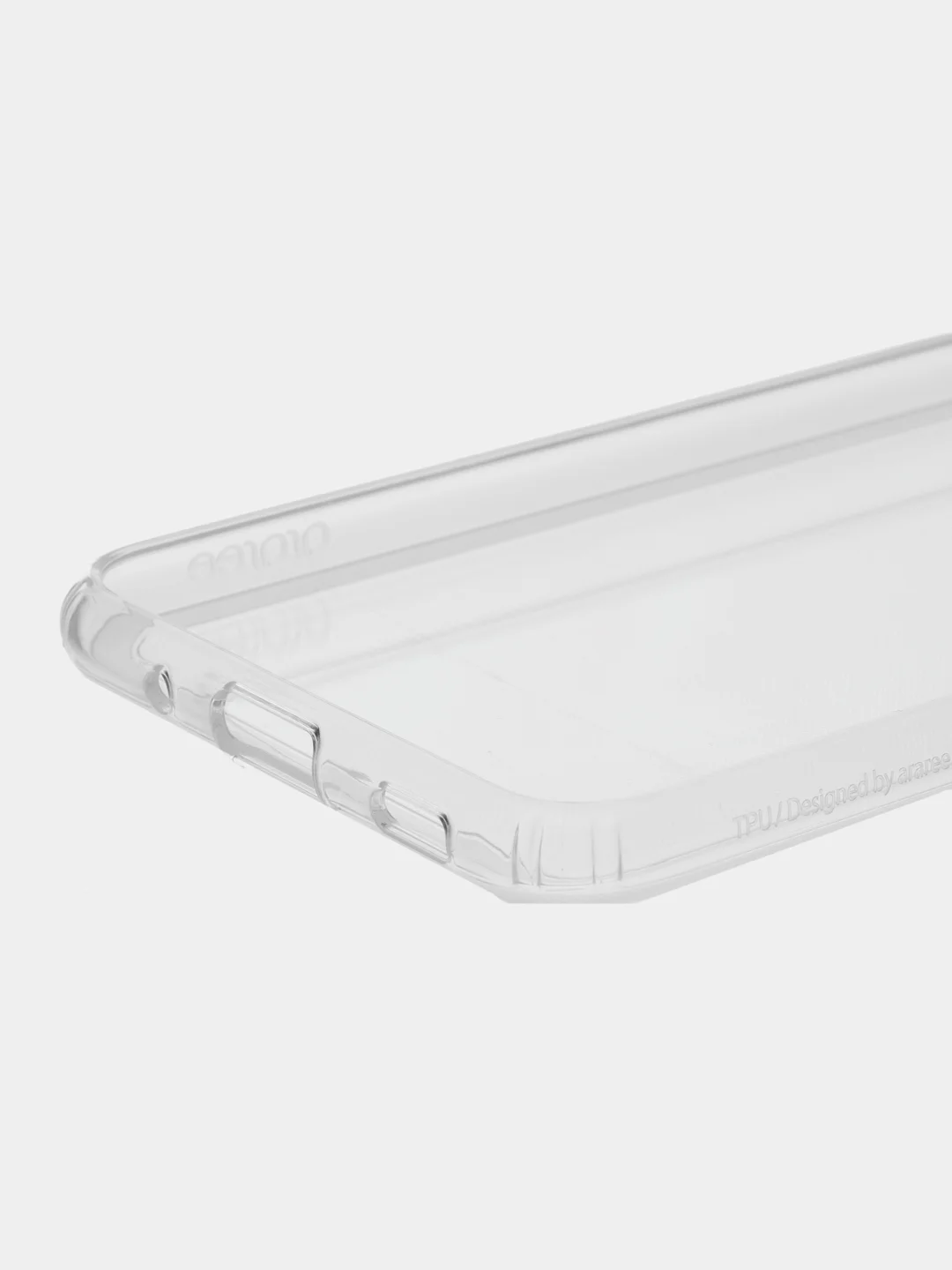 Прозрачный чехол силиконовый для Samsung Galaxy A11 накладка, плотный бампер Cover Araree
