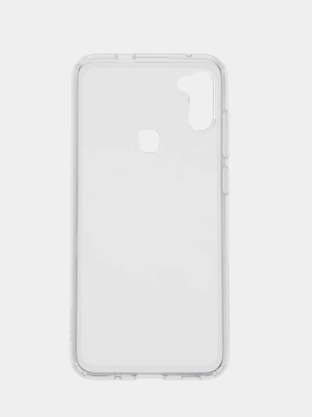 Прозрачный чехол силиконовый для Samsung Galaxy A11 накладка, плотный бампер Cover Araree