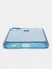 Голубой чехол силиконовый для Samsung Galaxy A11 накладка, плотный бампер Cover Araree