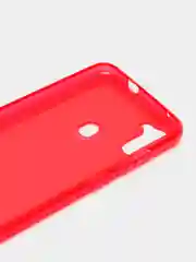 Голубой чехол силиконовый для Samsung Galaxy A11 накладка, плотный бампер Cover Araree