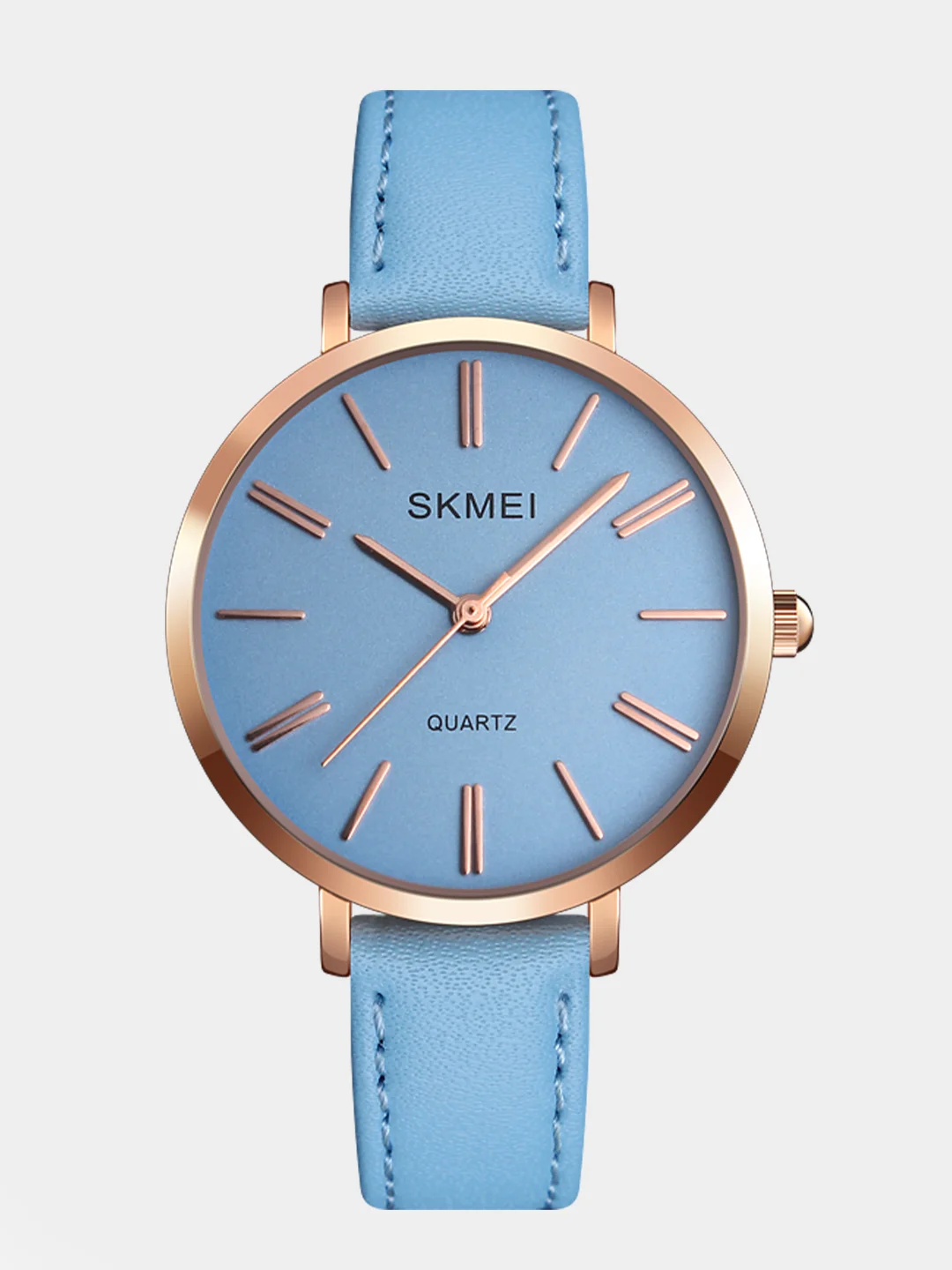 Женские наручные часы Skmei 1397 с кожаным ремешком
