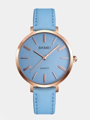 Женские наручные часы Skmei 1397 с кожаным ремешком