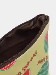 Лимонный косметичка из экокожи 15 цветов
