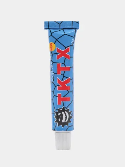 Синий охлаждающий крем для тату и татуажа TKTX 49,9%, 10 грамм