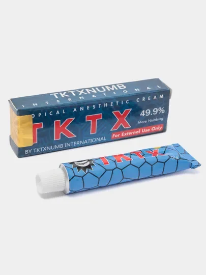 Синий охлаждающий крем для тату и татуажа TKTX 49,9%, 10 грамм