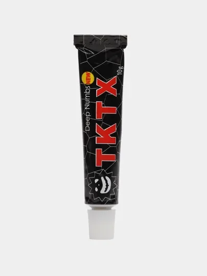 Черный охлаждающий крем для тату и татуажа TKTX 49,9%, 10 грамм