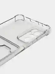 Черный чехол Xiaomi Redmi Note 10 Pro, Сяоми Редми Нот 10 Про прозрачный, с карманом для карты