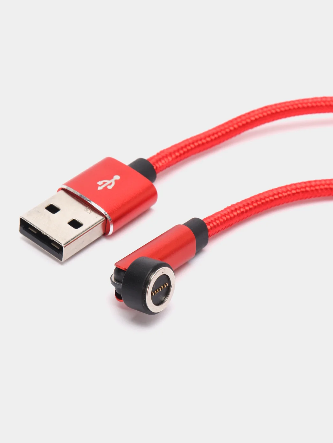 Алый магнитный кабель с быстрой зарядкой 3А Floveme разъемы, Micro-USB / Type-C /Lightning
