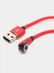Алый магнитный кабель с быстрой зарядкой 3А Floveme разъемы, Micro-USB / Type-C /Lightning