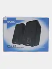Колонки компьютерные Sven 312, 2.0, 2х2 Вт, пластик, черные, Sv-012540 512699