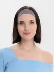 Серый эластичная повязка на голову