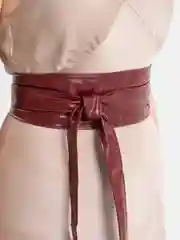 Бордовый женский пояс кушак на талию