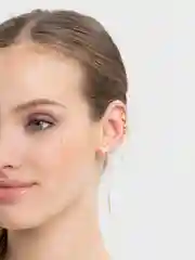 Золотой кафф "Бабочки" на уши, женские