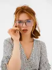 Серый имиджевые очки MIRSEE, прозрачные, унисекс