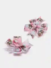 Зеленый бантики для волос на резинке / бантики на утренник /  новогодние бантики / детские бантики
