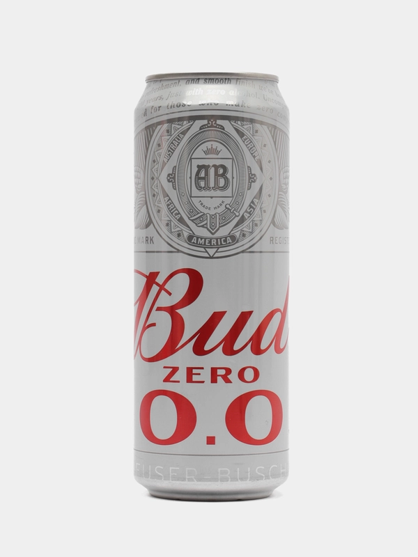 Пивной напиток "Bud 00", безалкогольный, 0,45 л