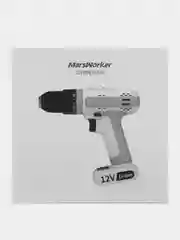 Белый аккумуляторная ударная дрель-шуруповерт Xiaomi MarsWorker 12V Lithium Impact Drill