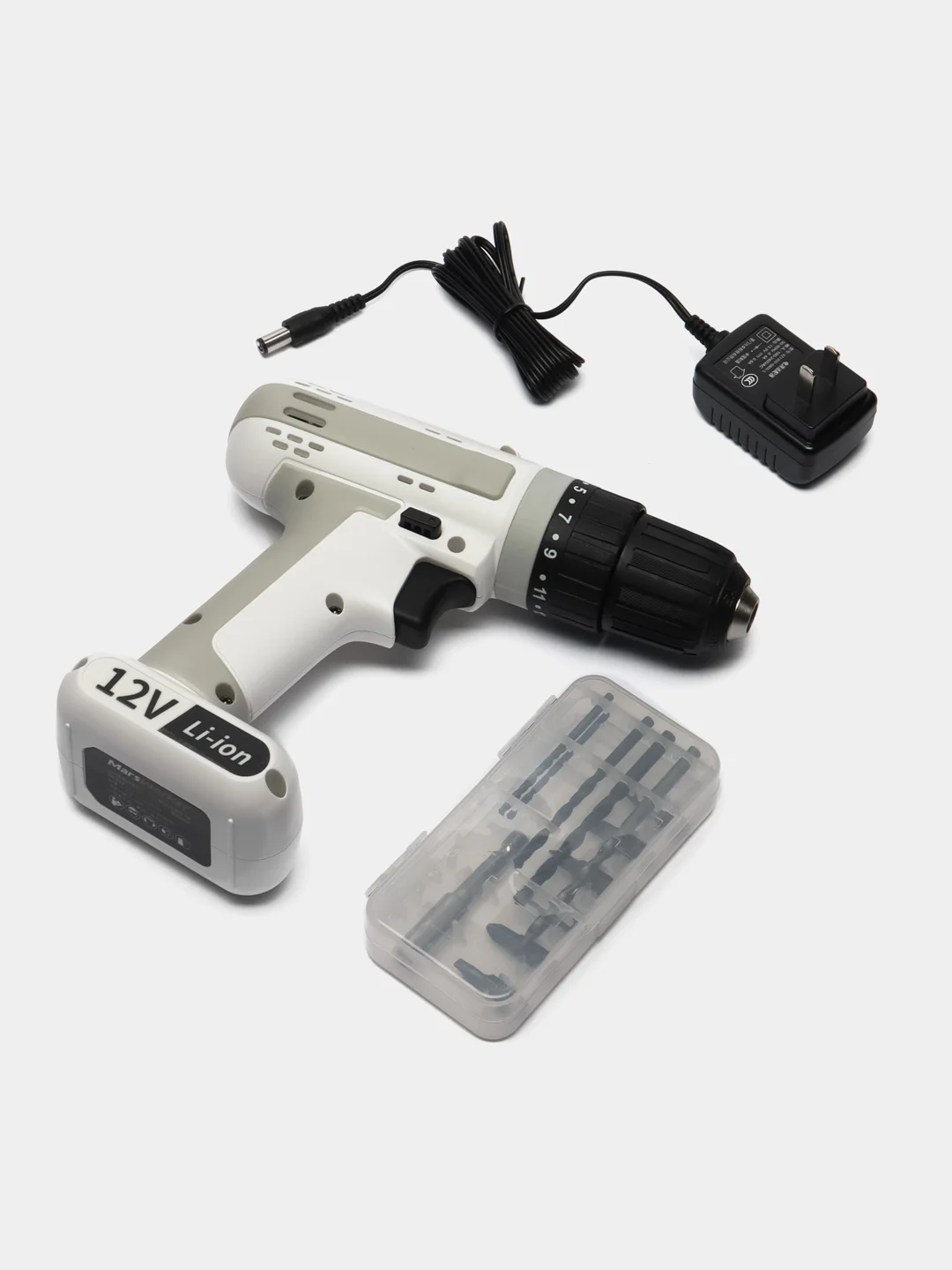 Белый аккумуляторная ударная дрель-шуруповерт Xiaomi MarsWorker 12V Lithium Impact Drill