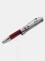 Указка лазерная, радиус 200 м, красный, Led-фонарь, стилус, детектор купюр, ручка, 236946