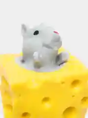 Антистресс игрушка, сквиш, pop up, суслик в дупле, мышка в сыре