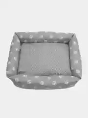 Серый лежанка Клампи "Лондон" для собак и кошек, 52 x 47 х 12