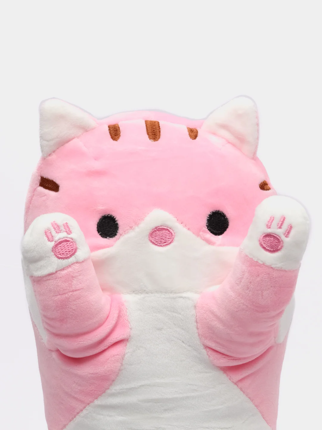 Розовый мягкая игрушка Кот батон 50/70/90/110 см, кот подушка антистресс/котик/кот сосиска 90 см