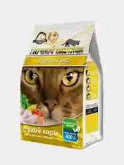 Сухой корм Ночной охотник для кошек "Курица и рис", 400 г