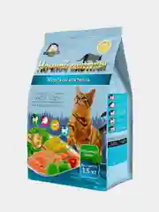 Сухой корм для кошек Ночной охотник, Морской коктейль, 1,5 кг
