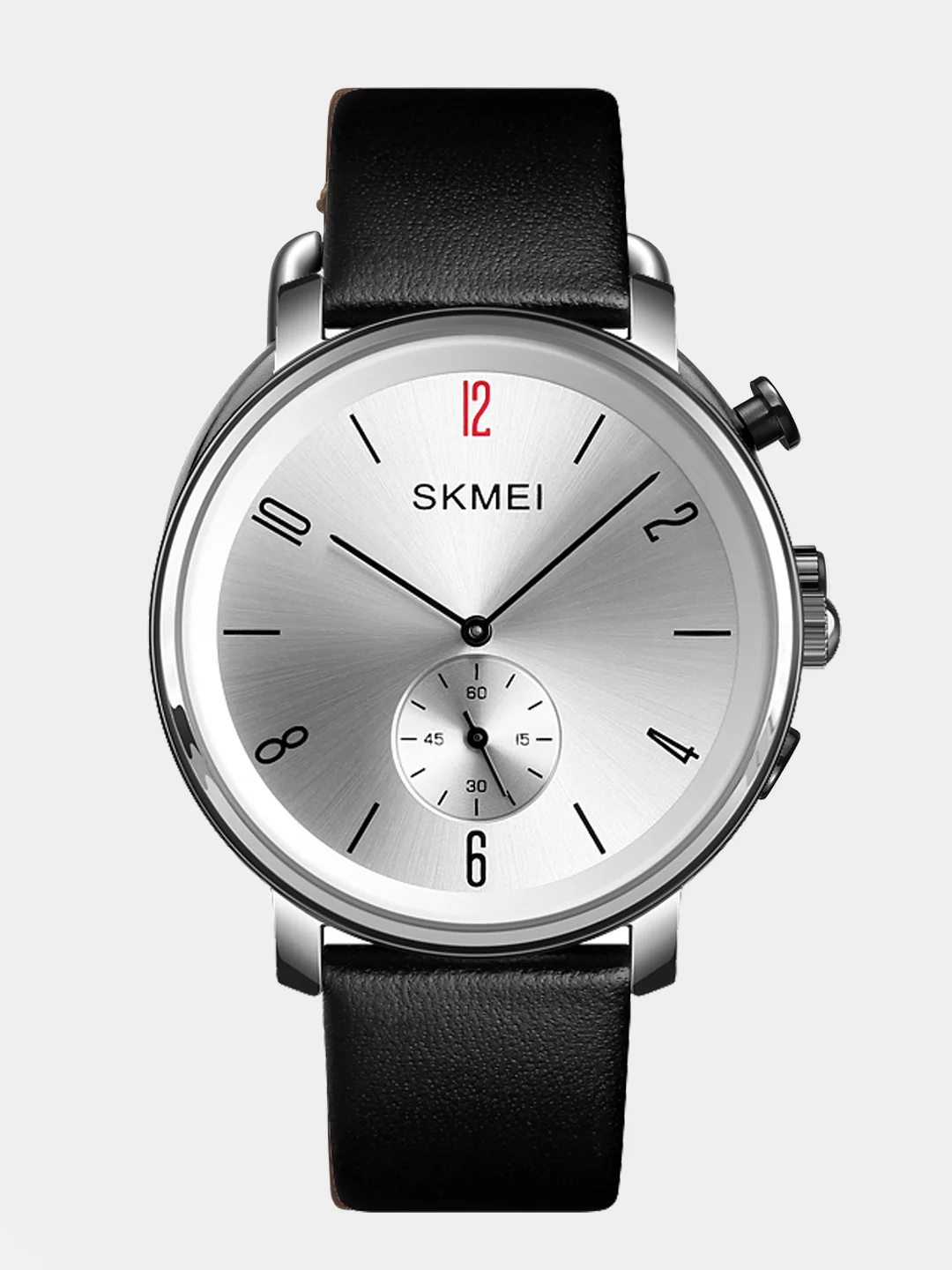 Мужские наручные часы Skmei 1398L с кожаным ремешком
