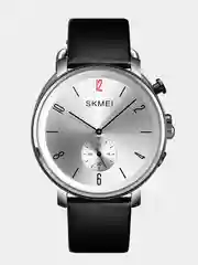 Мужские наручные часы Skmei 1398L с кожаным ремешком