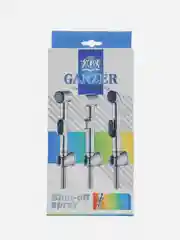 Ganzer набор для гигиенического душа (лейка, шланг, кронштейн) хром