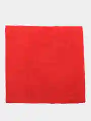 Салфетка микрофибра короткий/длинный ворс красная, 40*40, deutsch