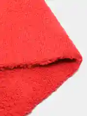 Салфетка микрофибра короткий/длинный ворс красная, 40*40, deutsch