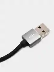 Черный магнитный кабель с быстрой зарядкой 3А Floveme разъемы, Micro-USB / Type-C /Lightning