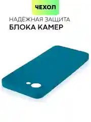 Чехол BROSCORP для Realme C30, C30S и Narzo 50i Prime, матовый, силиконовый, защита камеры