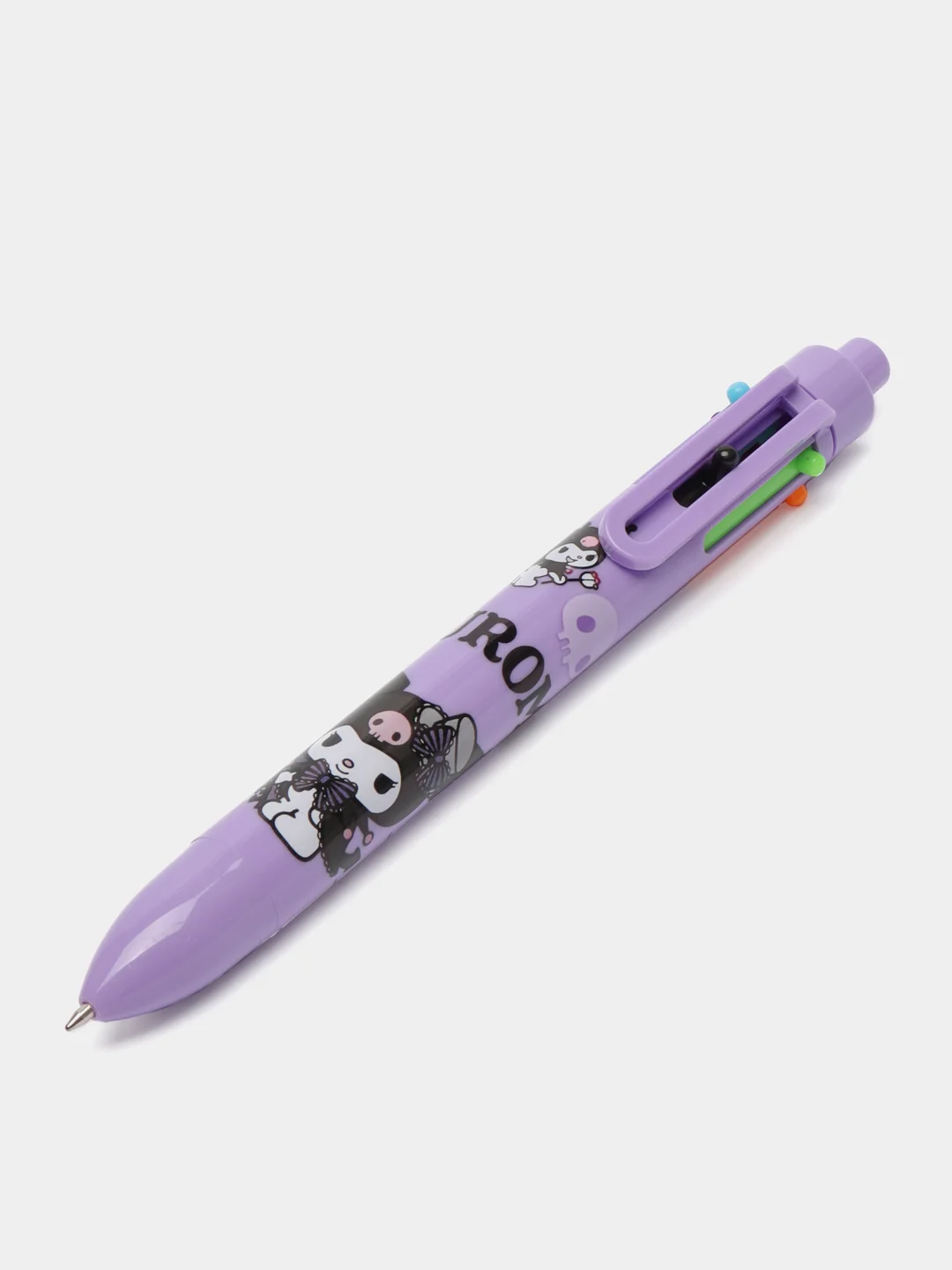 Сиреневый ручка шариковая Kuromi, многоцветная, 6 цветов