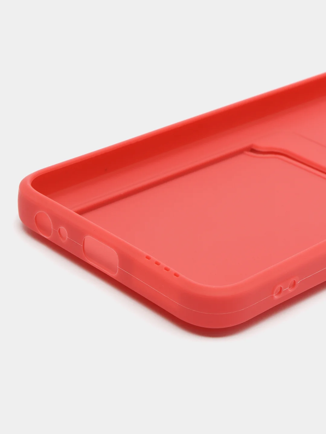Коралловый силиконовый чехол для Tecno POP 6 Pro (Техно Поп 6 Про), прозрачный