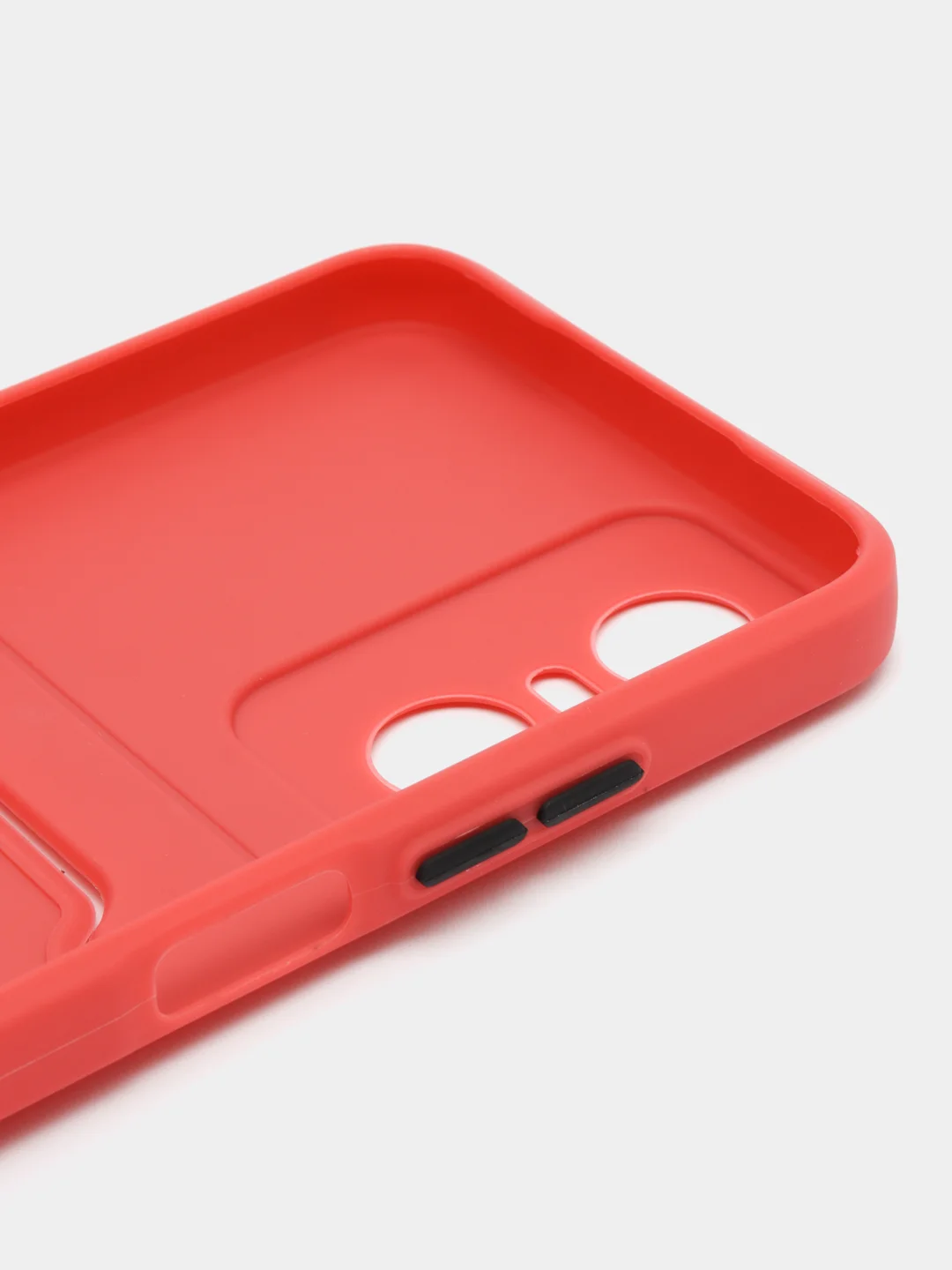 Коралловый силиконовый чехол для Tecno POP 6 Pro (Техно Поп 6 Про), прозрачный