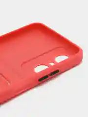 Коралловый силиконовый чехол для Tecno POP 6 Pro (Техно Поп 6 Про), прозрачный