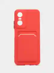 Коралловый силиконовый чехол для Tecno POP 6 Pro (Техно Поп 6 Про), прозрачный