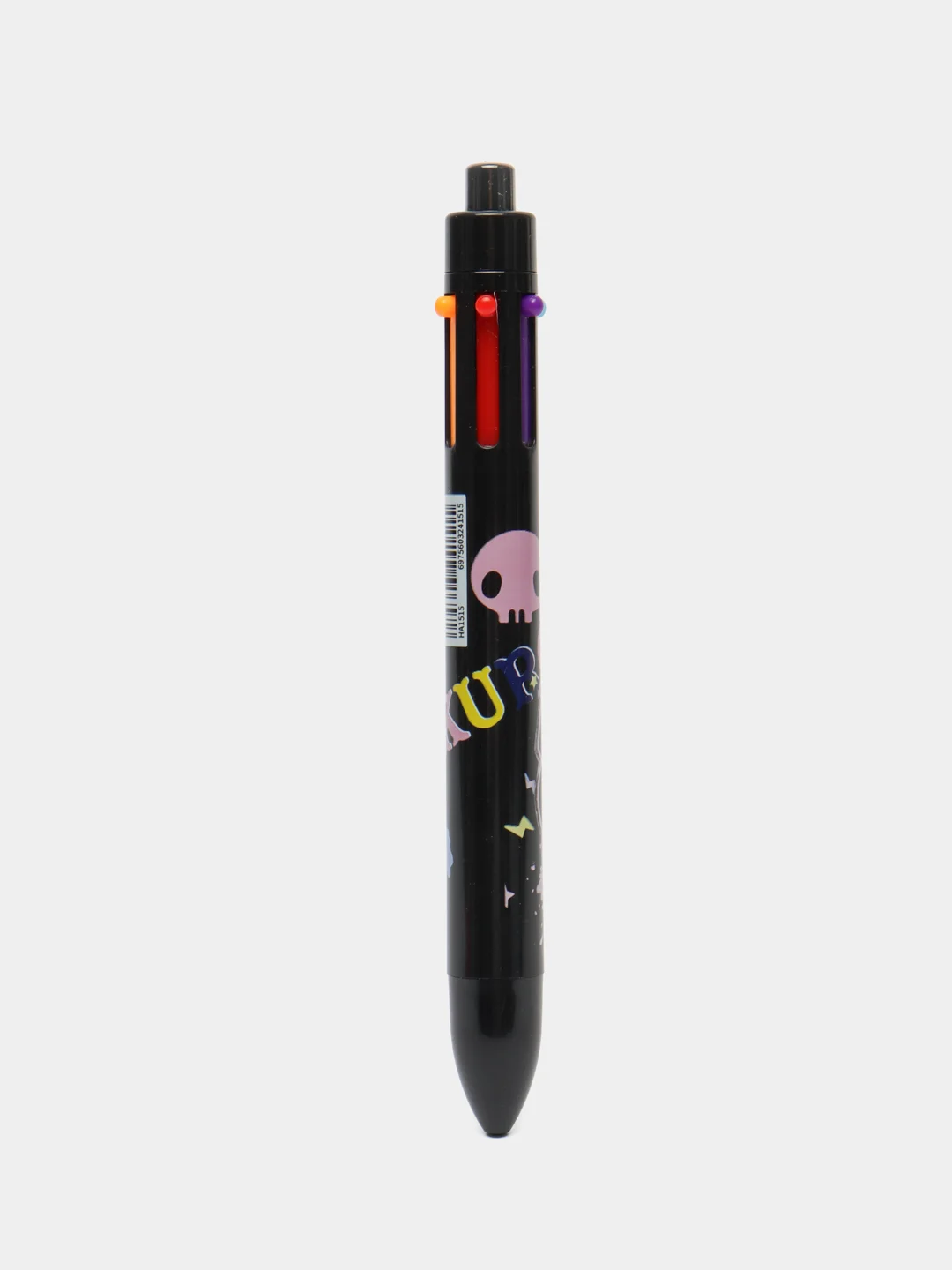 Черный ручка шариковая Kuromi, многоцветная, 6 цветов