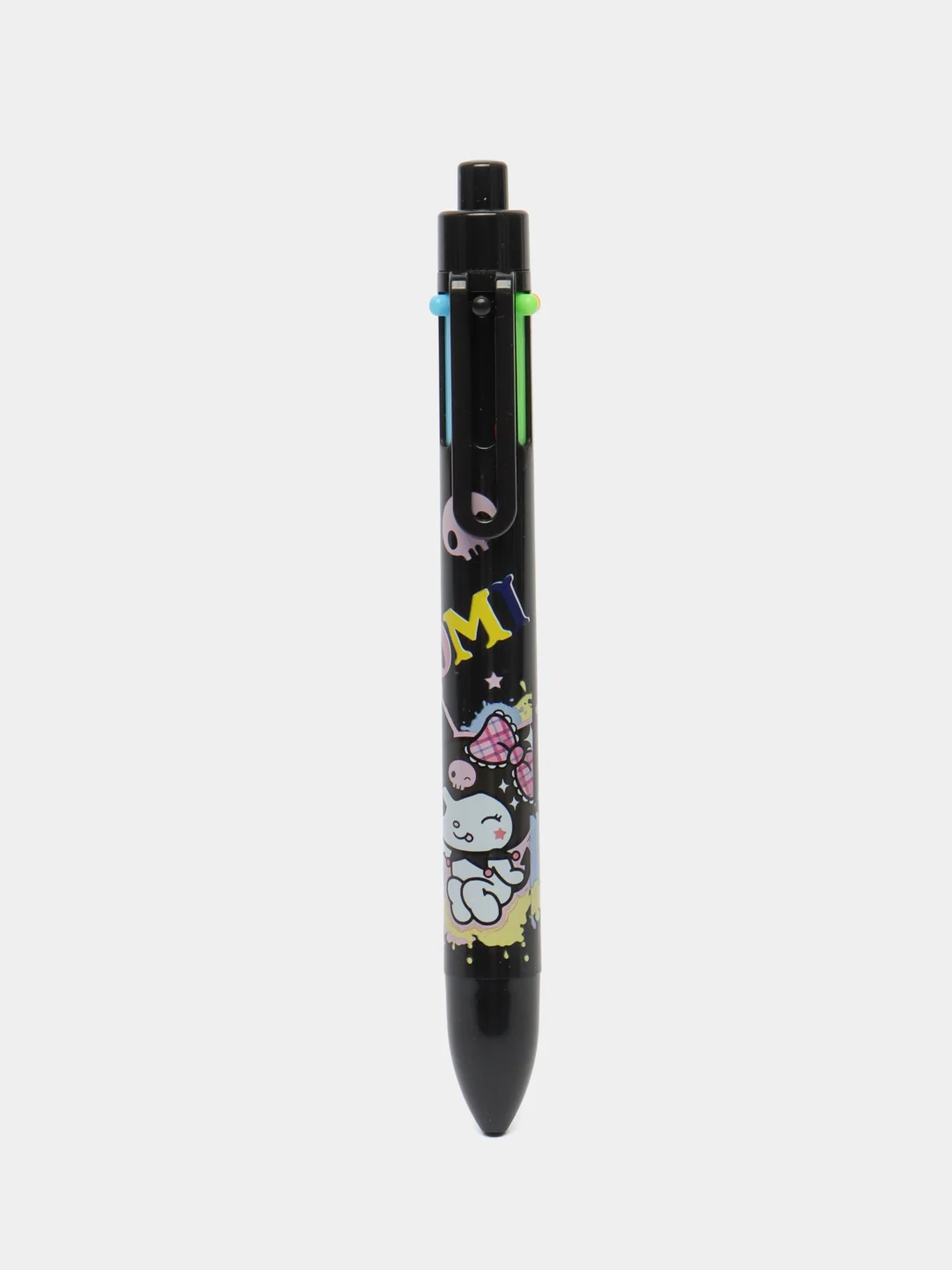 Черный ручка шариковая Kuromi, многоцветная, 6 цветов