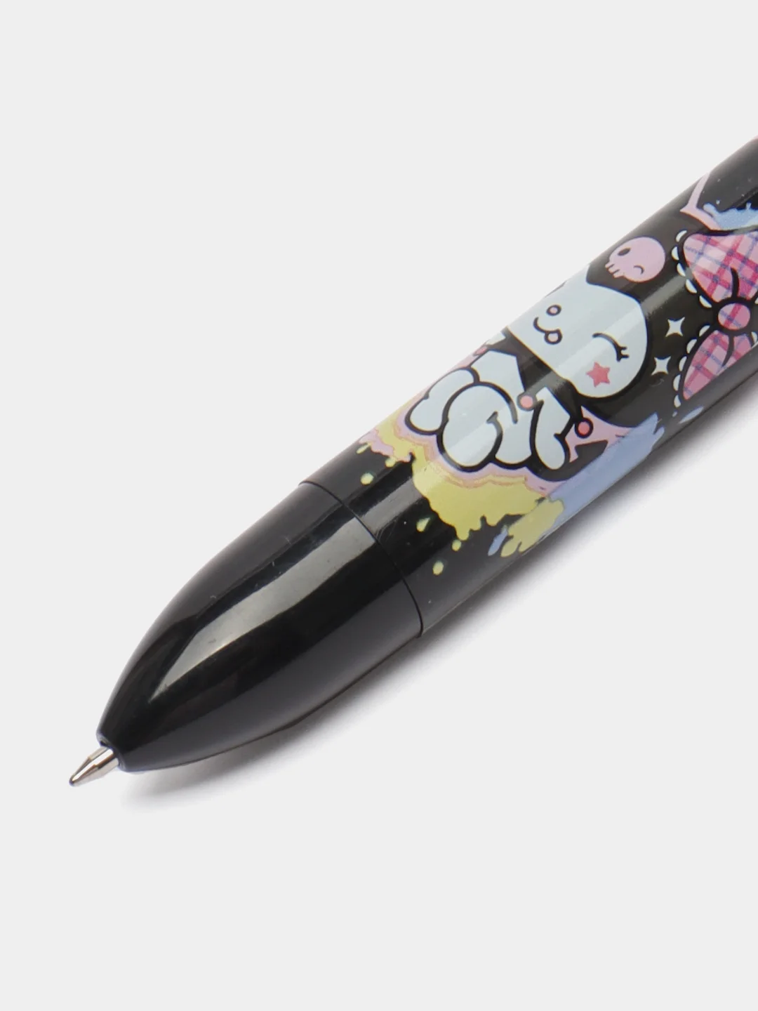 Черный ручка шариковая Kuromi, многоцветная, 6 цветов