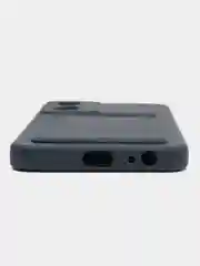 Темно-синий силиконовый чехол для Tecno POP 6 Pro (Техно Поп 6 Про), прозрачный