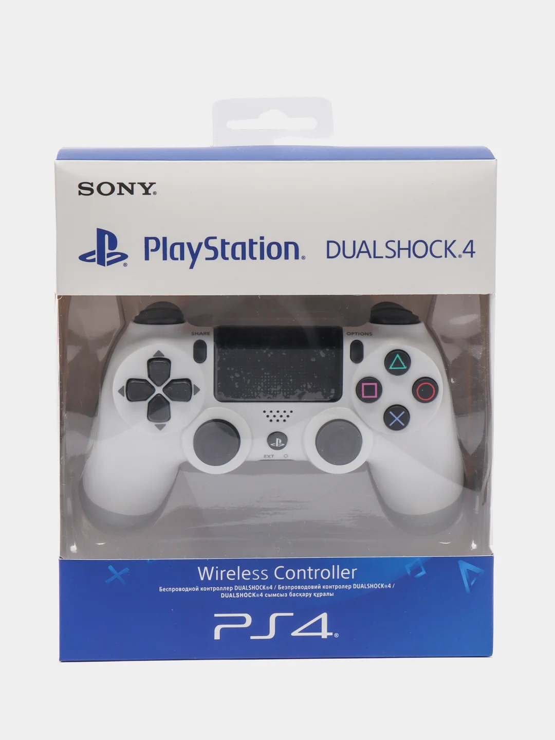 Белый джойстик беспроводной PC Controller Wireless Dual Shock 4, для PS4