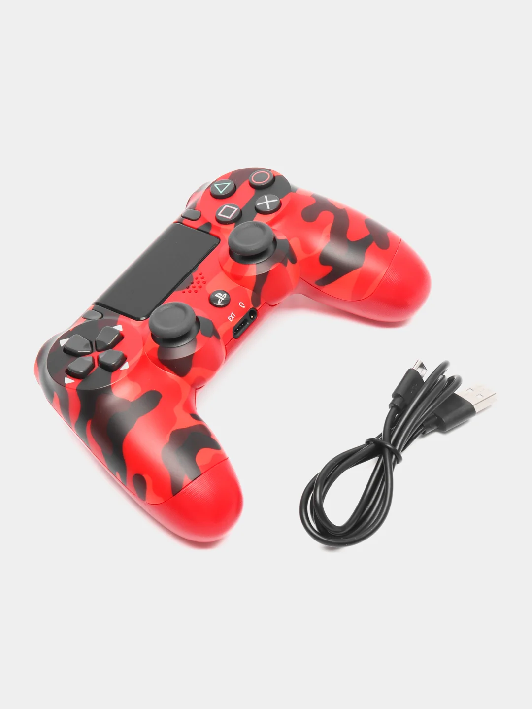 Красный джойстик беспроводной PC Controller Wireless Dual Shock 4, для PS4